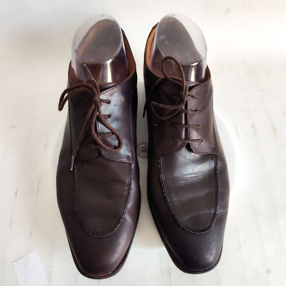 Bally Oxford Brogues Flats Womens 10 / 40.5  Leather Lace Up Adige Italy Vintage - Picture 8 of 14